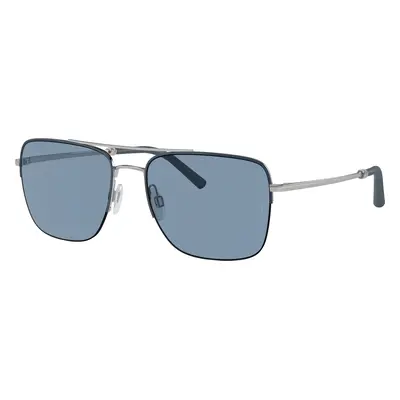 Oliver Peoples Man Sunglass OV1343S R-2 - Frame color: Blue Ash/Brushed Silver, Lens color: Mar