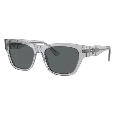 Versace Man Sunglass VE4457 - Frame color: Grey Transparent, Lens color: Dark Grey