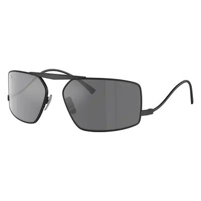 Ferrari Unisex Sunglass FH1008 - Frame color: Matte Black, Lens color: Mirror Silver