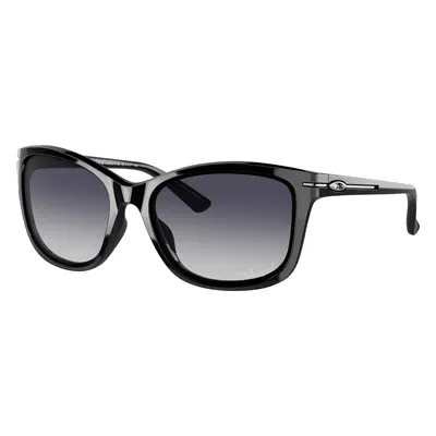 Oakley Woman Sunglass OO9232 Drop In™ - Frame color: Polished Black, Lens color: Grey Gradient 