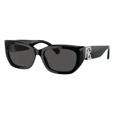 Ralph Lauren Woman Sunglass RL8222 THE BRIDGET - Frame color: Black, Lens color: Dark Grey