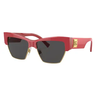 Dolce&Gabbana Woman Sunglass DG4415 - Frame color: Metallic Red, Lens color: Dark Grey