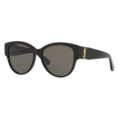 Saint Laurent Unisex Sunglass SL M3 - Frame color: Black, Lens color: Grey