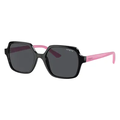 Vogue Eyewear Unisex Sunglass VJ2006 - Frame color: Black, Lens color: Dark Grey