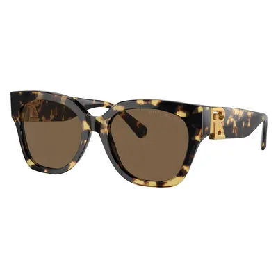 Ralph Lauren Woman Sunglass RL8221 The Overszed Ricky - Frame color: Spotty Havana, Lens color: