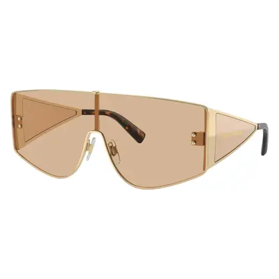 Dolce&Gabbana Man Sunglass DG2305 - Frame color: Light Gold, Lens color: Light Brown Mirror Fla