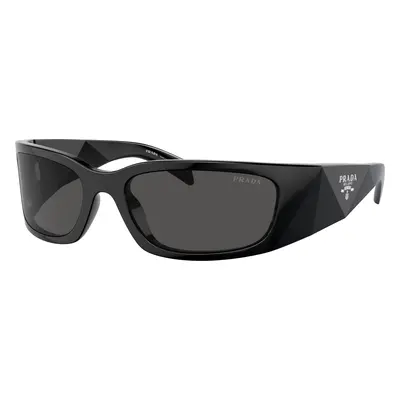 Prada Woman Sunglass PR A14S - Frame color: Black, Lens color: Dark Grey