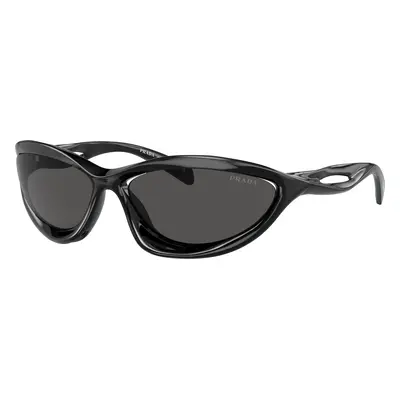 Prada Woman Sunglass PR A23S - Frame color: Black, Lens color: Dark Grey