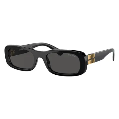 Miu Miu Woman Sunglass MU 08ZS - Frame color: Black, Lens color: Dark Grey