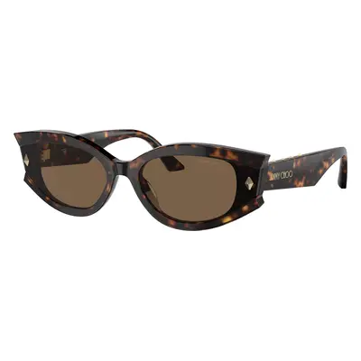 Jimmy Choo Woman Sunglass JC5015U - Frame color: Havana, Lens color: Dark Brown