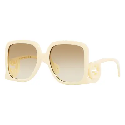 Gucci Woman Sunglass GG1326S - Frame color: Ivory, Lens color: Brown