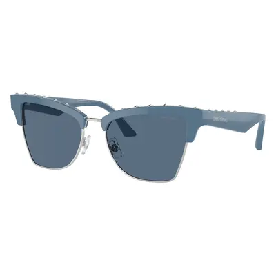 Jimmy Choo Woman Sunglass JC5014 - Frame color: Blue/Silver, Lens color: Dark Blue