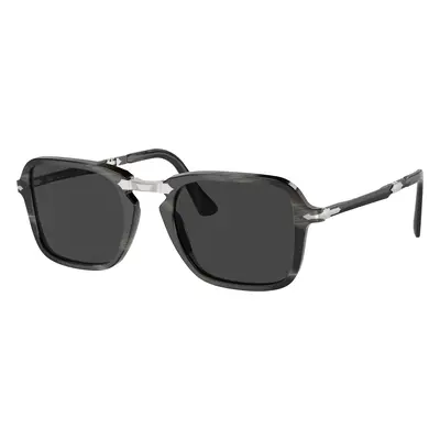 Persol Unisex Sunglass PO3330S - Frame color: Black Horn, Lens color: Polar Black