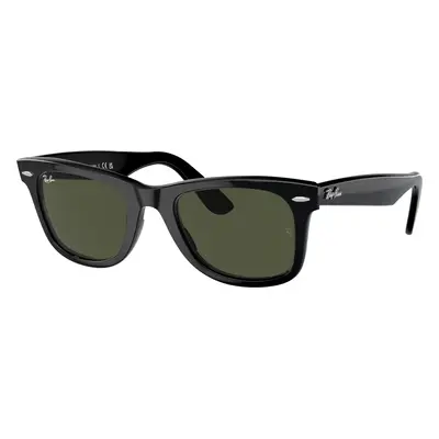 Ray-Ban Unisex Sunglass RB2140 Original Wayfarer Classic - Frame color: Black, Lens color: G-15