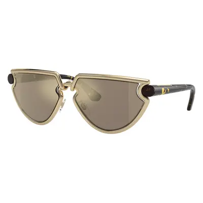 Burberry Woman Sunglass BE3152 - Frame color: Light Gold, Lens color: Light Brown Mirror Gold