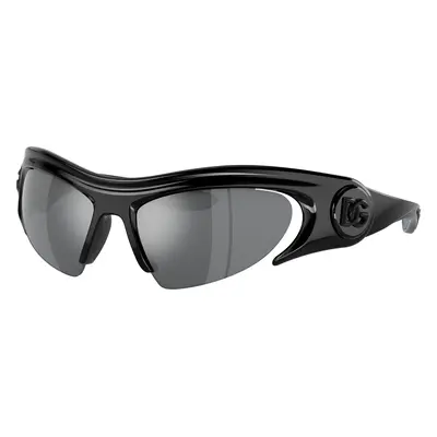 Dolce&Gabbana Unisex Sunglass DG6192 - Frame color: Black, Lens color: Grey Mirror Black