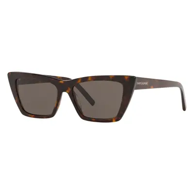 Saint Laurent Unisex Sunglass SL 276 - Frame color: Tortoise, Lens color: Grey