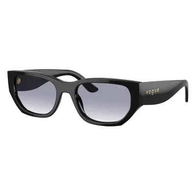 Vogue Eyewear Woman Sunglass VO5586S - Frame color: Black, Lens color: Clear Gradient Blue