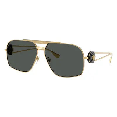 Versace Man Sunglass VE2269 - Frame color: Gold, Lens color: Dark Grey