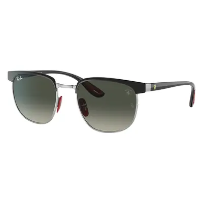 Ray-Ban Unisex Sunglass RB3698M Scuderia Ferrari Collection - Frame color: Black On Silver, Len