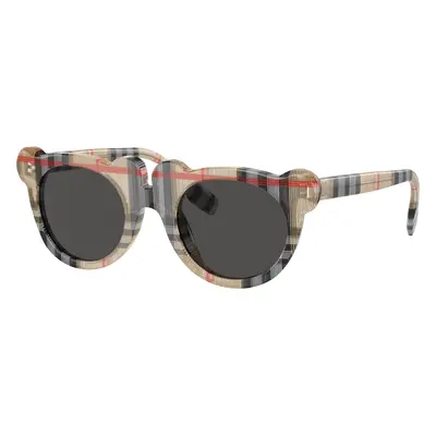 Burberry Unisex Sunglass JB4355 Kids - Frame color: Vintage Check, Lens color: Dark Grey