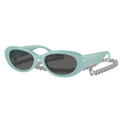 Tiffany & Co. Woman Sunglass TF4221 - Frame color: Tiffany Blue, Lens color: Dark Grey