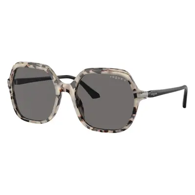 Vogue Eyewear Woman Sunglass VO5561S - Frame color: Ivory Tortoise, Lens color: Dark Grey Polar