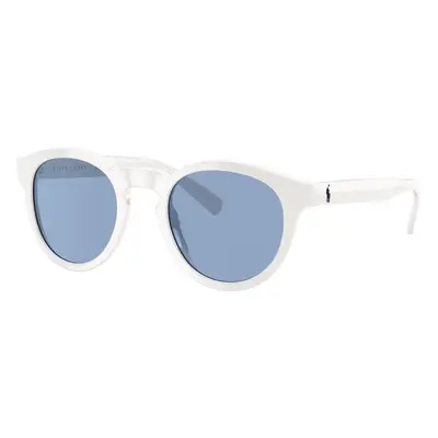 Polo Ralph Lauren Man Sunglass PH4184 - Frame color: Shiny White, Lens color: Blue