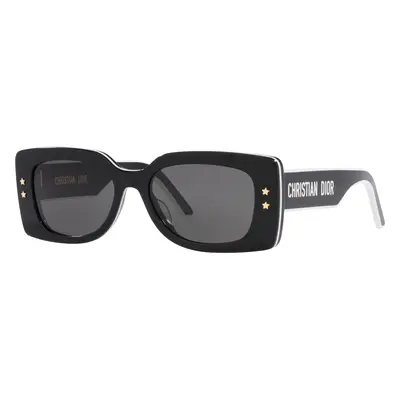 DIOR Woman Sunglass DiorPacific S1U - Frame color: Black Shiny, Lens color: Smoke