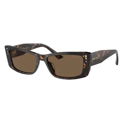 Jimmy Choo Woman Sunglass JC5002BU - Frame color: Havana, Lens color: Dark Brown