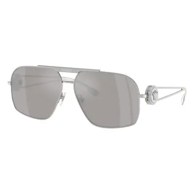 Versace Man Sunglass VE2269 - Frame color: Silver, Lens color: Light Grey Mirror Silver