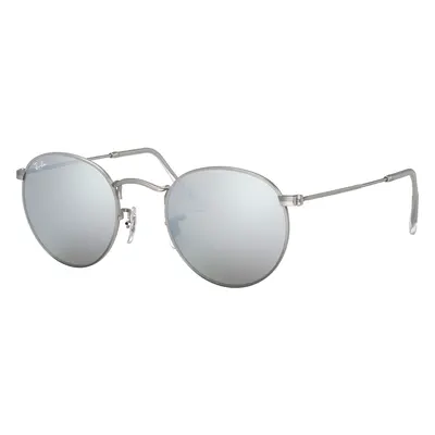 Ray-Ban Man Sunglass RB3447 Round Flash Lenses - Frame color: Silver, Lens color: Silver Flash