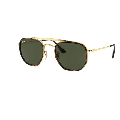 Ray-Ban Unisex Sunglass RB3648M Marshal II - Frame color: Arista Gold, Lens color: G-15 Green