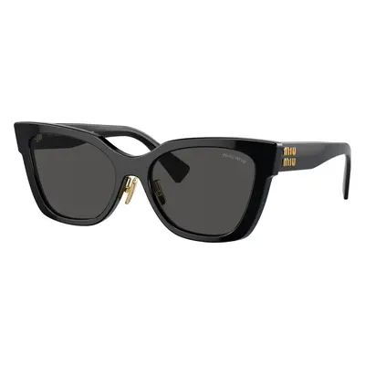 Miu Miu Woman Sunglass MU 02ZS - Frame color: Black, Lens color: Dark Grey