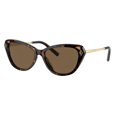 Ralph Lauren Woman Sunglass RL8224U THE ELLA - Frame color: Dark Havana, Lens color: Brown