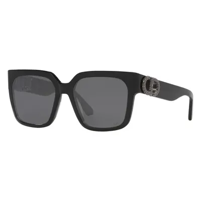 DIOR Woman Sunglass 30Montaigne S11I Cd40144I - Frame color: Black, Lens color: Grey