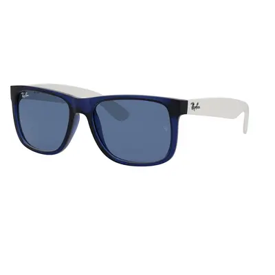 Ray-Ban Man Sunglass RB4165 Justin Color Mix - Frame color: Transparent Blue, Lens color: Dark 