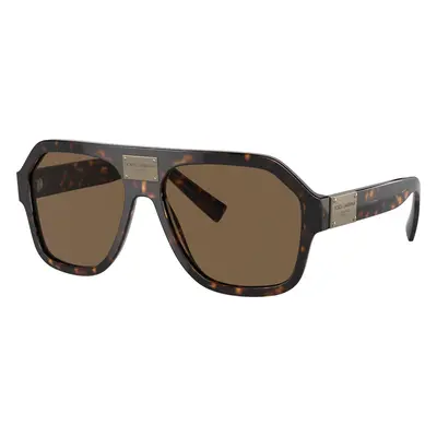 Dolce&Gabbana Man Sunglass DG4433 - Frame color: Havana, Lens color: Dark Brown