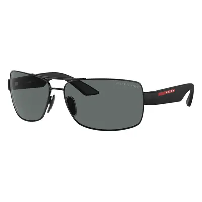 Prada Linea Rossa Man Sunglass PS 50ZS - Frame color: Black, Lens color: Polar Dark Grey