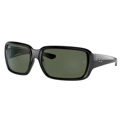 Ray-Ban Unisex Sunglass RB9072S Kids - Frame color: Black, Lens color: Dark Green