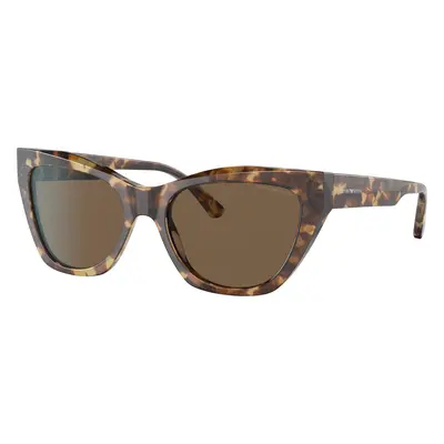 Emporio Armani Woman Sunglass EA4176 - Frame color: Shiny Brown Havana, Lens color: Brown