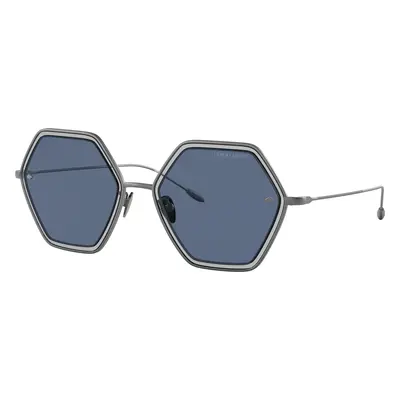 Giorgio Armani Woman Sunglass AR6130 - Frame color: Matte Gunmetal, Lens color: Dark Blue