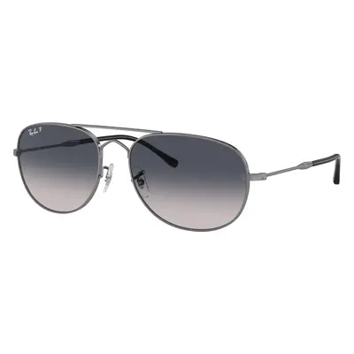 Ray-Ban Unisex Sunglass RB3735 Bain Bridge - Frame color: Gunmetal, Lens color: Blue