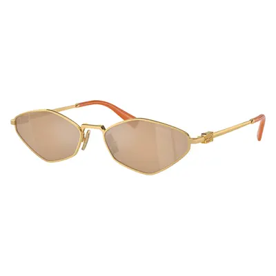 Miu Miu Woman Sunglass MU 56ZS - Frame color: Gold, Lens color: