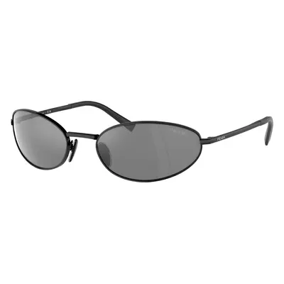 Prada Woman Sunglass PR A59S - Frame color: Black, Lens color: Grey Mirror Silver