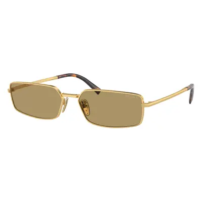 Prada Woman Sunglass PR A60S - Frame color: Gold, Lens color: Green Olive