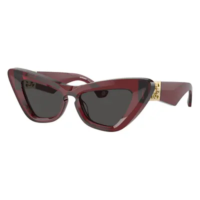 Burberry Woman Sunglass BE4421U - Frame color: Bordeaux, Lens color: Dark Grey