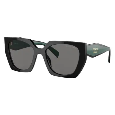 Prada Woman Sunglass PR 15WS - Frame color: Black, Lens color: Dark Grey Polar