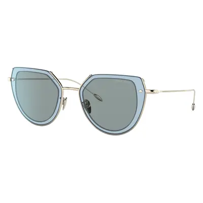 Giorgio Armani Woman Sunglass AR6119 - Frame color: Pale Gold, Lens color: Dark Grey