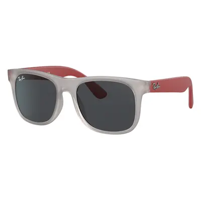 Ray-Ban Unisex Sunglass RB9069S Justin Kids - Frame color: Transparent Grey, Lens color: Dark G